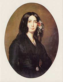 Portrait de George Sand par Auguste Charpentier (1835)